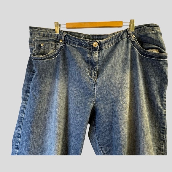 Penningtons Women’s Jeans 22 Blue Wide Leg - Picture 3 of 15